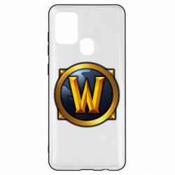 Чохол для Samsung A21s Значок wow - PrintSalon