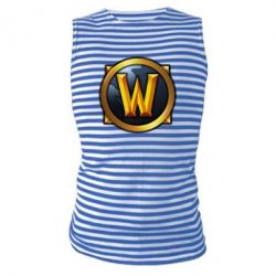 Майка-тільняшка Значок wow - PrintSalon