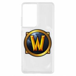 Чохол для Samsung S21 Ultra Значок wow - PrintSalon