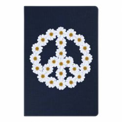 Блокнот Знак мира из ромашек - PrintSalon
