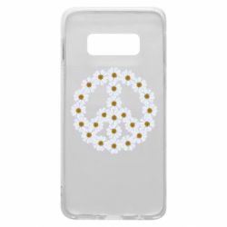 Чохол для Samsung S10e Знак миру з ромашок-PrintSalon Чохол для Samsung S10e Знак миру з ромашок