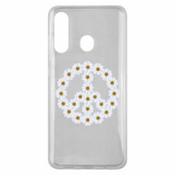 Чехол для Samsung M40 Знак мира из ромашек - PrintSalon