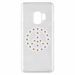 Чехол для Samsung S9 Знак мира из ромашек - PrintSalon