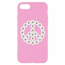 Чехол для iPhone 8 Знак мира из ромашек - PrintSalon