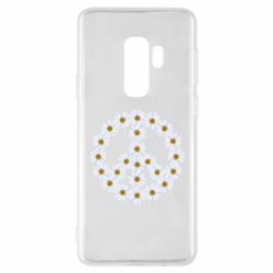 Чехол для Samsung S9+ Знак мира из ромашек - PrintSalon