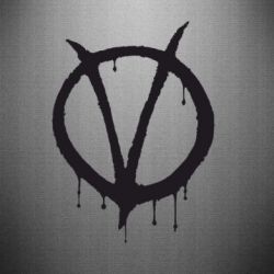 Наклейка Знак Вендетты - PrintSalon