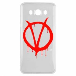 Чехол для Samsung J7 2016 Знак Вендетты - PrintSalon