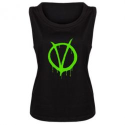 Женская майка Знак Вендетты - PrintSalon