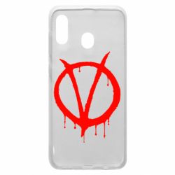 Чехол для Samsung A30 Знак Вендетты - PrintSalon