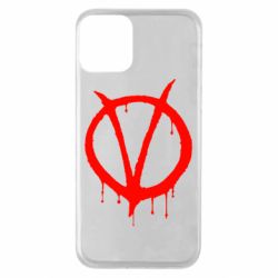 Чехол для iPhone 11 Знак Вендетты - PrintSalon