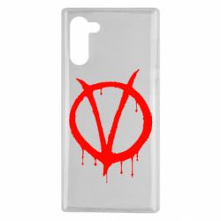 Чехол для Samsung Note 10 Знак Вендетты - PrintSalon