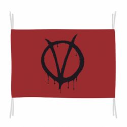 Флаг Знак Вендетты - PrintSalon
