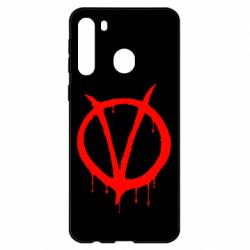 Чехол для Samsung A21 Знак Вендетты - PrintSalon