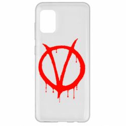 Чехол для Samsung A31 Знак Вендетты - PrintSalon