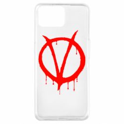 Чехол для Oppo A73 Знак Вендетты - PrintSalon