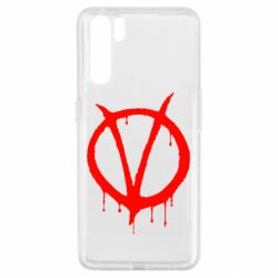 Чехол для Oppo A91/Reno3 Знак Вендетты - PrintSalon