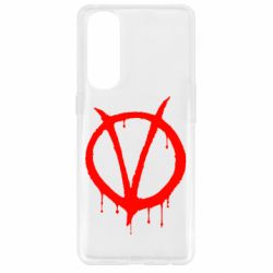 Чехол для Oppo Reno 4 Pro Знак Вендетты - PrintSalon