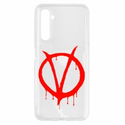 Чехол для Realme 6 Знак Вендетты - PrintSalon