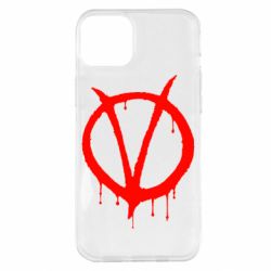 Чехол для iPhone 14 Plus Знак Вендетты - PrintSalon