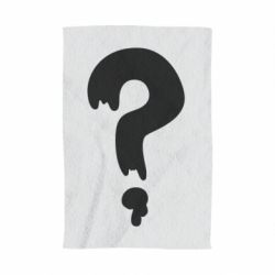 Полотенце с принтом Знак Вопроса - PrintSalon
