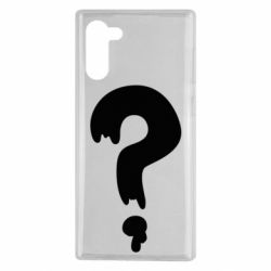 Чехол для Samsung Note 10 Знак Вопроса - PrintSalon