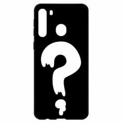Чехол для Samsung A21 Знак Вопроса - PrintSalon