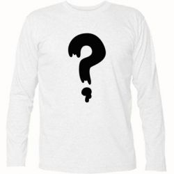 Футболка с длинным рукавом Знак Вопроса - PrintSalon