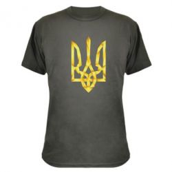 Камуфляжная футболка Золотий герб - PrintSalon