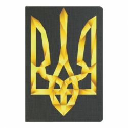 Блокнот с принто Золотий герб - PrintSalon