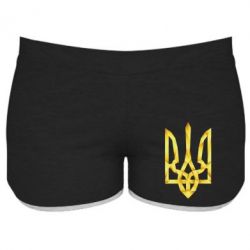 Женские шорты Золотий герб - PrintSalon