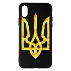 Чехол для iPhone X/Xs Золотий герб - PrintSalon