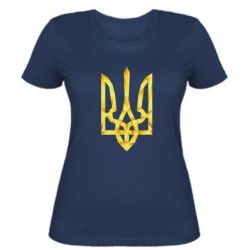Женская футболка Золотий герб - PrintSalon