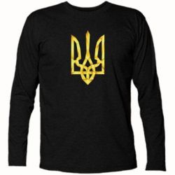 Футболка с длинным рукавом Золотий герб - PrintSalon