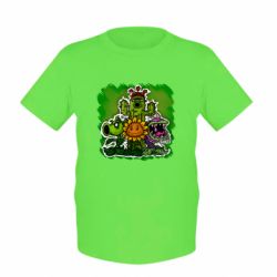 Дитяча футболка Zombie vs Plants players - PrintSalon