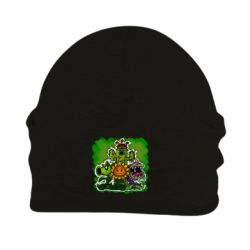 Шапка флісова Zombie vs Plants players - PrintSalon