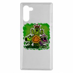 Чехол для Samsung Note 10 Zombie vs Plants players