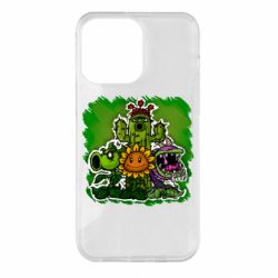 Чохол для iPhone 14 Pro Max Zombie vs Plants players - PrintSalon