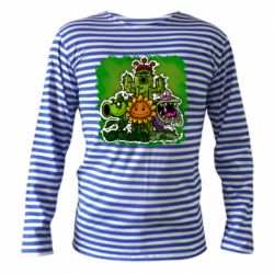 Тільник з довгим рукавом Zombie vs Plants players - PrintSalon