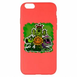 Чохол для iPhone 6 Plus/6S Plus Zombie vs Plants players - PrintSalon