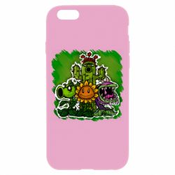 Чехол для iPhone 6/6S Zombie vs Plants players
