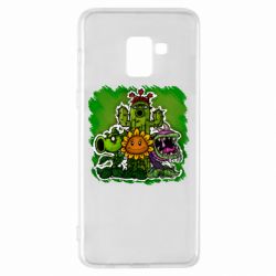 Чохол для Samsung A8+ 2018 Zombie vs Plants players - PrintSalon