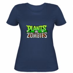 Женская футболка Zombie vs Plants - PrintSalon