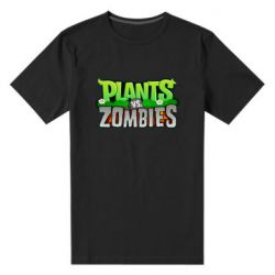 Мужская футболка премиум Zombie vs Plants - PrintSalon