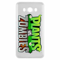 Чехол для Samsung J7 2016 Zombie vs Plants - PrintSalon
