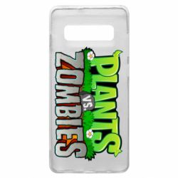 Чехол для Samsung S10+ Zombie vs Plants - PrintSalon