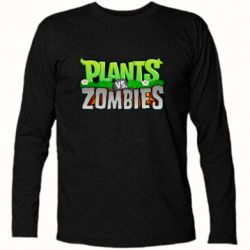 Футболка с длинным рукавом Zombie vs Plants - PrintSalon