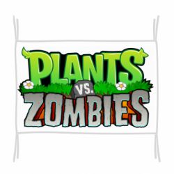 Флаг Zombie vs Plants - PrintSalon