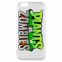 Чехол для iPhone 6/6S Zombie vs Plants - PrintSalon