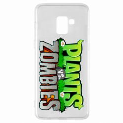 Чехол для Samsung A8+ 2018 Zombie vs Plants - PrintSalon