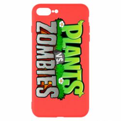 Чехол для iPhone 8 Plus Zombie vs Plants - PrintSalon